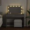 vidaXL Coiffeuse avec LED sonoma gris 100x40x120 cm