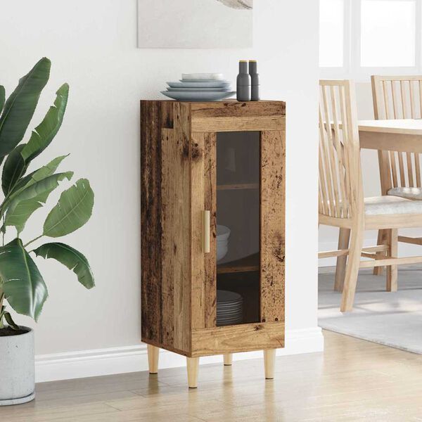 vidaXL Buffet Bois ancien 34,5 x 32,5 x 90 cm Bois d'ing&eacute;nierie