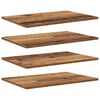 vidaXL &Eacute;tag&egrave;re &agrave; livres 4 pcs Marron 60 x 40 x 1,5 cm