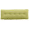vidaXL Coussin de Dos Vert clair 140 x 19 x 50 cm tissu