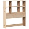 vidaXL Cadre de lit sans matelas 90x200 cm bois de pin massif
