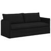 vidaXL Canap&eacute; 2 pcs Noir