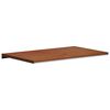 vidaXL Appui de fen&ecirc;tre Bois Brun 100 x 50 x 4,5 cm PVC