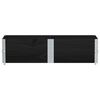 vidaXL Jardini&egrave;re noir 150x50 cm bois massif de pin