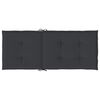 vidaXL Chaises de jardin inclinables lot de 2 et coussins teck massif