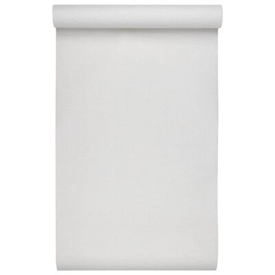 vidaXL Papier peint 3D couleur unie blanc 10x0,53 m non tissé