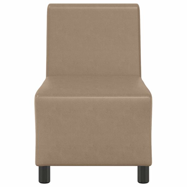 vidaXL | Unit&eacute; de Sofa Modulaire Sans Accoudoirs | Cappuccino