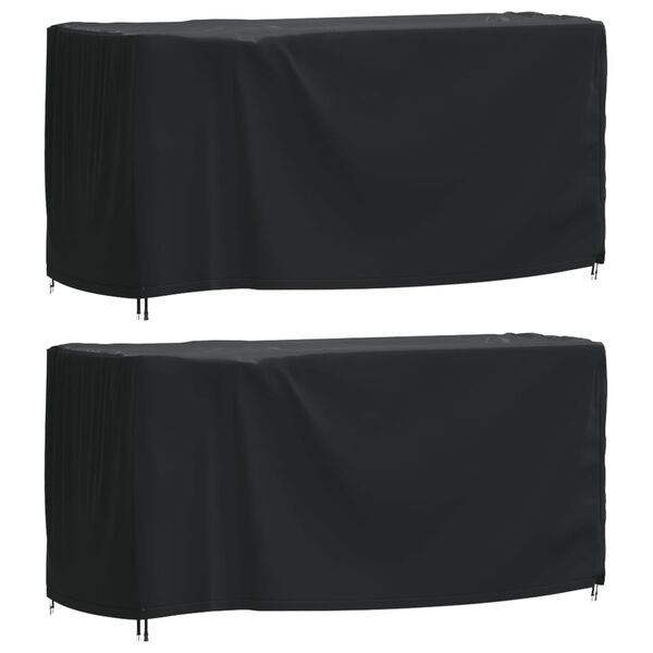 vidaXL Housses de salon de jardin 2 pcs 180x70x90 cm imperm&eacute;able 420D