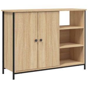 vidaXL Buffet ch&ecirc;ne sonoma 100x33x75 cm bois d'ing&eacute;nierie