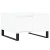 vidaXL Table basse blanc 55x55x36,5 cm bois d'ing&eacute;nierie