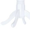 vidaXL Ensemble de salle &agrave; manger 5 pcs Bois d'h&eacute;v&eacute;a Blanc et marron