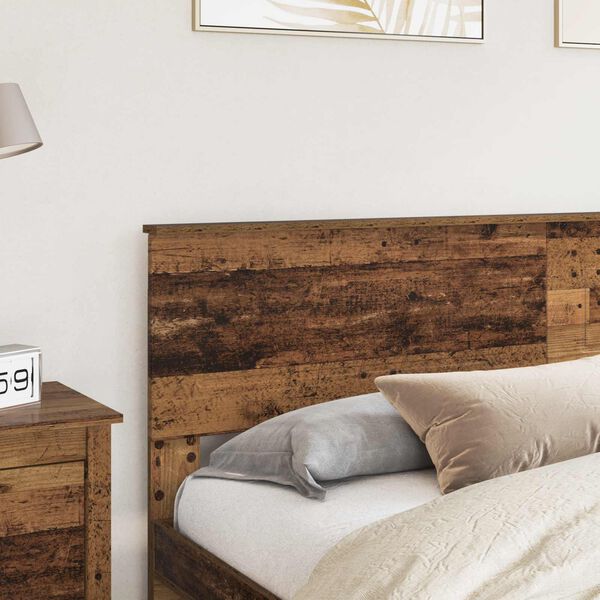 vidaXL T&ecirc;te de lit Bois Ancien 90 cm Bois d'ing&eacute;nierie