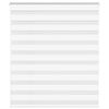 vidaXL Store z&egrave;bre blanc 130x150 cm largeur du tissu 125,9cm polyester