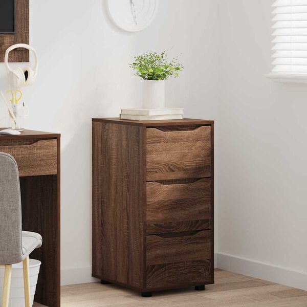 vidaXL Armoire de rangement Ch&ecirc;ne brun 40 x 48 x 81 cm