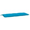 vidaXL Coussins de banc de jardin lot de 2 bleu clair tissu Oxford