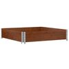 vidaXL Collier de palette marron 100x100 cm bois de pin solide