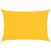 vidaXL Voile d'ombrage 160 g/m&sup2; rectangulaire jaune 5x6 m PEHD