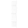 vidaXL Meuble TV blanc 152x22x113 cm bois d'ing&eacute;nierie