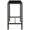 vidaXL Ensemble de bar de jardin 7 pcs R&eacute;sine tress&eacute;e Marron
