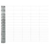 vidaXL Cl&ocirc;ture de prairie Argent&eacute; 25 x 1,2 m Acier galvanis&eacute;
