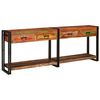 vidaXL Tables console 2 pc Multicolore 200 x 33 x 75 cm