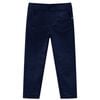 Pantalons pour enfants bleu marine fonc&eacute; 116