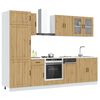 vidaXL Ensemble d'armoires de cuisine 8 pcs Kalmar bois d'ing&eacute;nierie