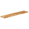 vidaXL Dessus de table &agrave; bord vivant 180x30x3,8cm bois massif manguier