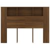 vidaXL Armoire de t&ecirc;te de lit Ch&ecirc;ne marron 140x18,5x104,5 cm