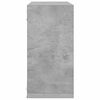 vidaXL &Eacute;tag&egrave;res cube murales 6 pcs Gris b&eacute;ton 30x15x30 cm
