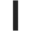 vidaXL &Eacute;tag&egrave;re Ch&ecirc;ne noir 60 x 24 x 143 cm Bois d'ing&eacute;nierie