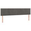 vidaXL Sommier &agrave; lattes de lit et matelas gris fonc&eacute; 120x190cm velours