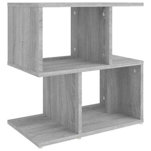vidaXL Table de chevet Sonoma gris 50x30x51,5 cm Bois d'ing&eacute;nierie