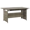 vidaXL Salon de jardin 2 pcs avec coussins R&eacute;sine tress&eacute;e Gris
