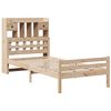 vidaXL Lit biblioth&egrave;que sans matelas 90x200 cm bois de pin massif