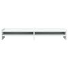 vidaXL Support de moniteur blanc 100x24x16 cm bois d'ing&eacute;nierie