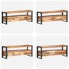 vidaXL Meuble TV 120x35x45 cm Bois massif avec finition miel
