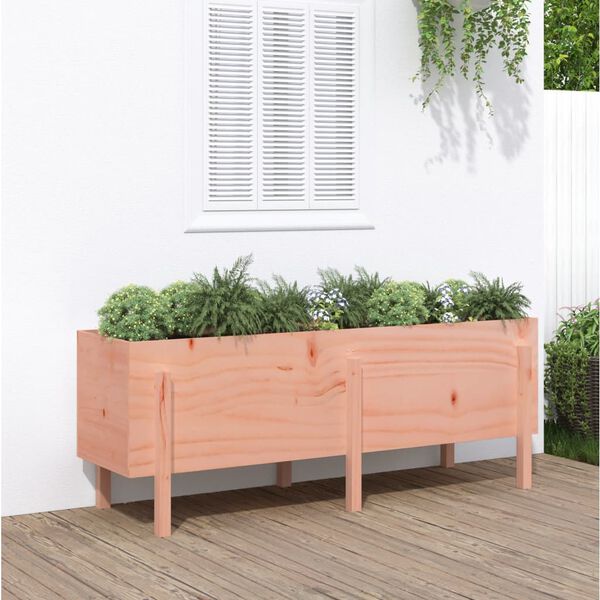 vidaXL Lit sur&eacute;lev&eacute; de jardin 160x50x57 cm bois Douglas massif