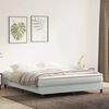 vidaXL Sommier &agrave; lattes de lit sans matelas gris clair 180x220 cm