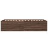 vidaXL Cadre de lit sans matelas ch&ecirc;ne marron 90x190 cm
