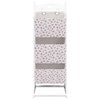 vidaXL Support &agrave; panier 3 niveaux Fleurs 35x35x102 cm Bois