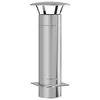 vidaXL Extension de Conduit Argent&eacute; 35 x 35 x 82 cm Acier inoxydable