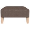 vidaXL Repose-pied Taupe 78x56x32 cm Tissu