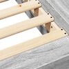 vidaXL Cadre de lit sans matelas sonoma gris 90x200 cm