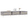 vidaXL Meuble TV sonoma gris 150x36x30 cm bois d'ing&eacute;nierie