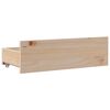 vidaXL Cadre de lit sans matelas avec tiroirs 180x200 cm bois de pin