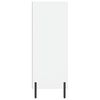 vidaXL Armoire à étagères blanc 69,5x32,5x90 cm bois d'ingénierie