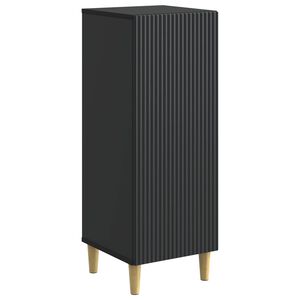vidaXL Buffet Noir 33 x 34,5 x 90 cm Bois d'ing&eacute;nierie