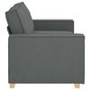 vidaXL Canap&eacute; 2 places Gris fonc&eacute; 180x78x84 cm Tissu
