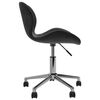 vidaXL Chaises pivotantes &agrave; manger lot de 4 Gris fonc&eacute; Velours